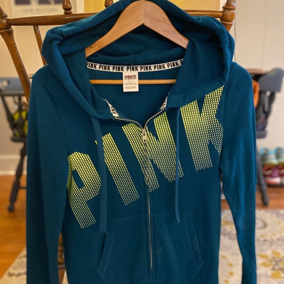 Victoria Secret Pink Full Zip Hoodie Size S - Picture 1 of 4